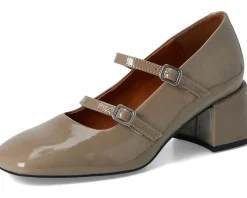 Vagabond Shoemakers Adison Patent Leather Maryjane Heel Taupe Hot