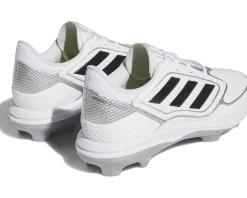 adidas Adizero Purehustle 3 Softball Cleats Footwear White/Core Black/Silver Metallic