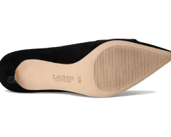 Lauren Ralph Lauren Adrienne Suede Kiltie Pumps Black Online