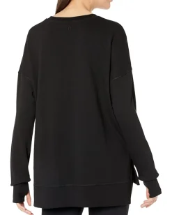 Sweaty Betty After Class Longline Sweatshirt Black Online