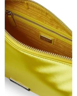 Kate Spade New York Afterparty Satin and Crystal Embellished Shoulder Bag Chartreuse Multi Online