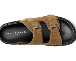 Marc Fisher LTD Agusta Medium Brown Suede Clearance