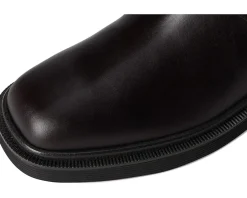 Franco Sarto Ainsley High Shaft Boots Dark Hickory Brown Leather Outlet