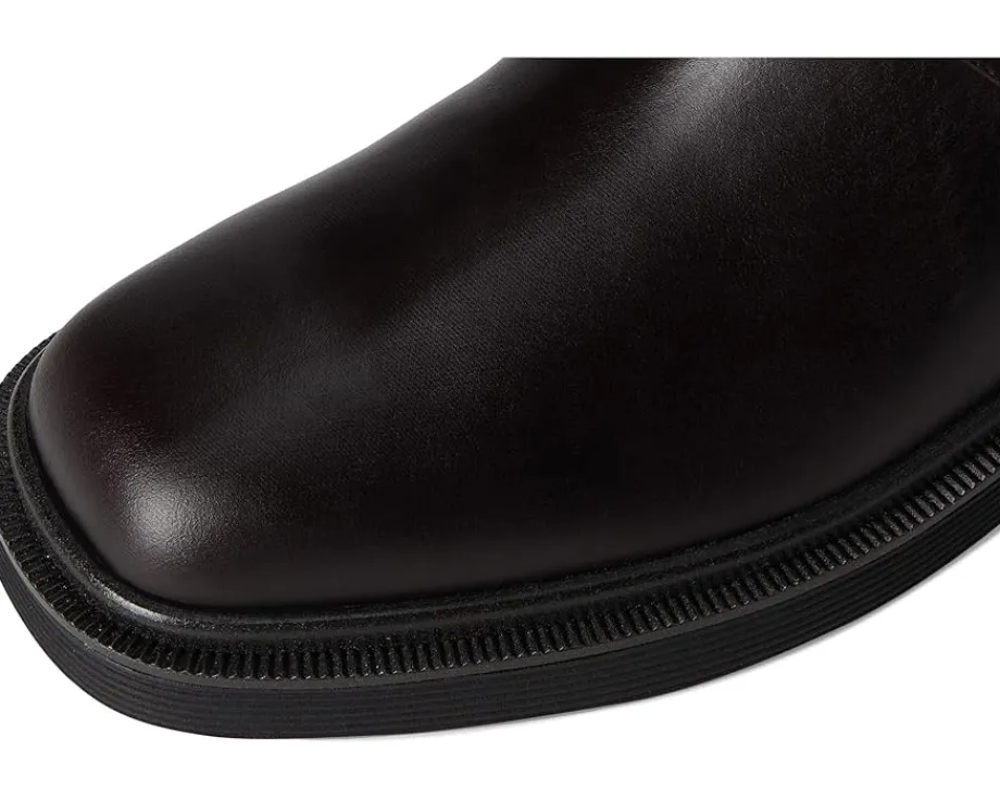 Franco Sarto Ainsley High Shaft Boots Dark Hickory Brown Leather Outlet