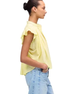 Women Madewell Alana Top In Cotton Viscose Voile