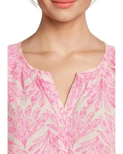 Lilly Pulitzer Aldina Top Pink Bliss Shady Babe