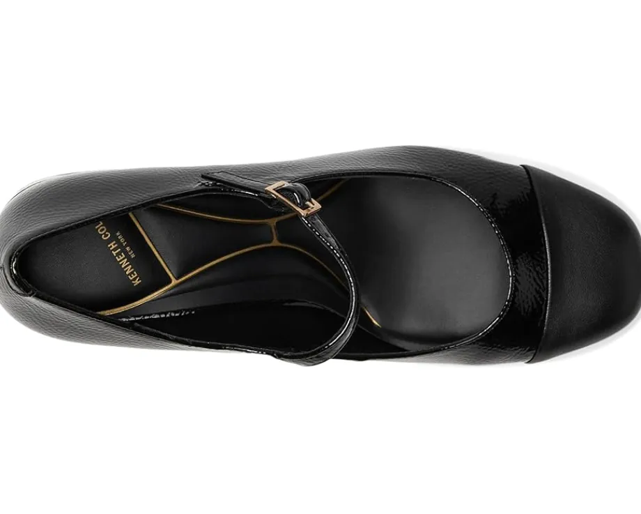 Kenneth Cole New York Alec Mary Jane Black/Black Patent New