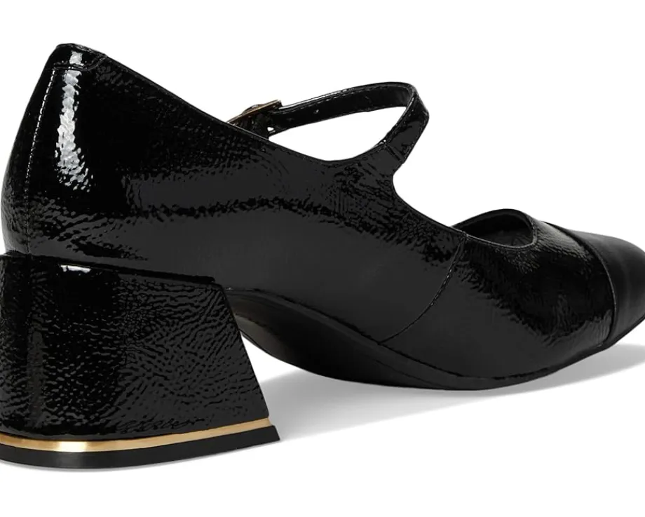 Kenneth Cole New York Alec Mary Jane Black/Black Patent New