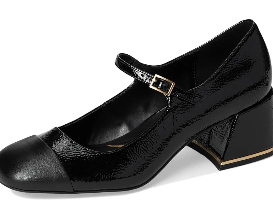 Kenneth Cole New York Alec Mary Jane Black/Black Patent New