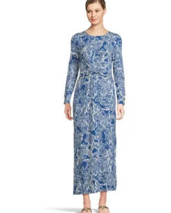 Lilly Pulitzer Alessani Maxi Dress Starlight Navy Unforgettable