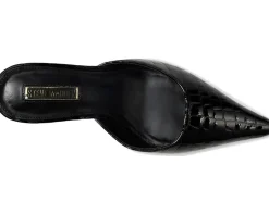 Steve Madden Alexi Black Croco Sale