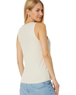 Splendid Ali Heather Lurex Tank Moonstone Sale