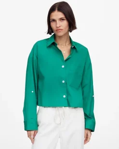 Madewell Alice Shirt Verdant Green Sale