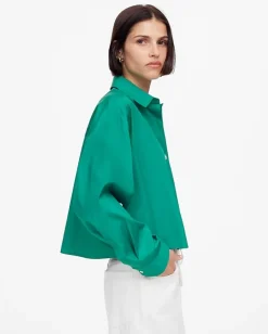 Madewell Alice Shirt Verdant Green Sale