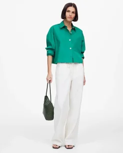 Madewell Alice Shirt Verdant Green Sale