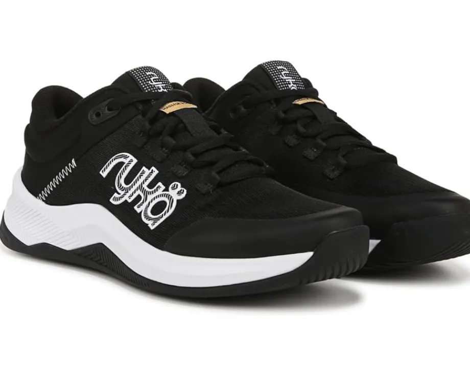 Ryka Align Training Shoe Black Mesh & Fabric Discount
