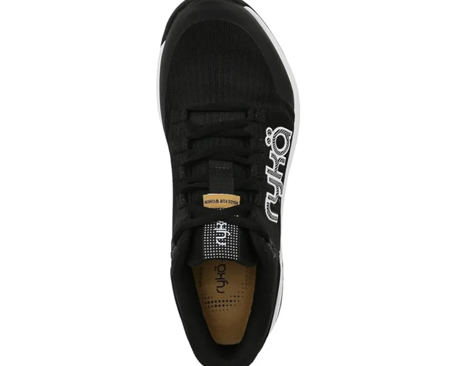 Ryka Align Training Shoe Black Mesh & Fabric Discount