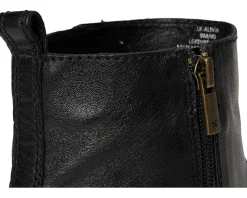 Lucky Brand Alivia Leather Boots Black Clearance