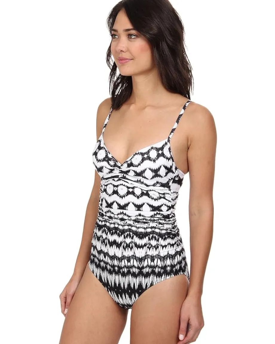 Badgley Mischka Aliyah Shirred Underwire Mio Multi Discount