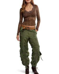 Free People All Night Long Sleeve Teak Outlet