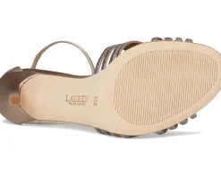 Women Lauren Ralph Lauren Allie Embellished Multistrap Sandals