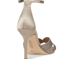 Women Lauren Ralph Lauren Allie Embellished Multistrap Sandals