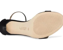 Women Lauren Ralph Lauren Allie Pave-Buckle Satin Sandals