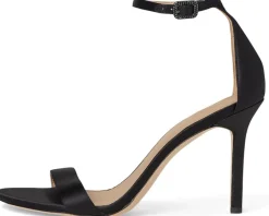 Women Lauren Ralph Lauren Allie Pave-Buckle Satin Sandals