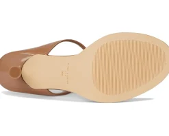 Marc Fisher LTD Alonde Medium Brown Patent Leather Clearance