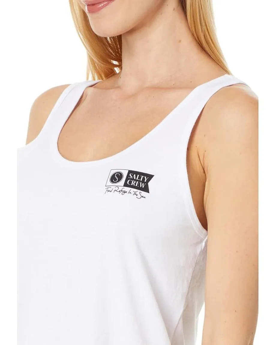 Salty Crew Alpha Classic Tank White Clearance