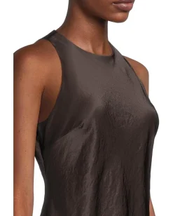 Women Madewell Ameera Dress -drapey Satin.