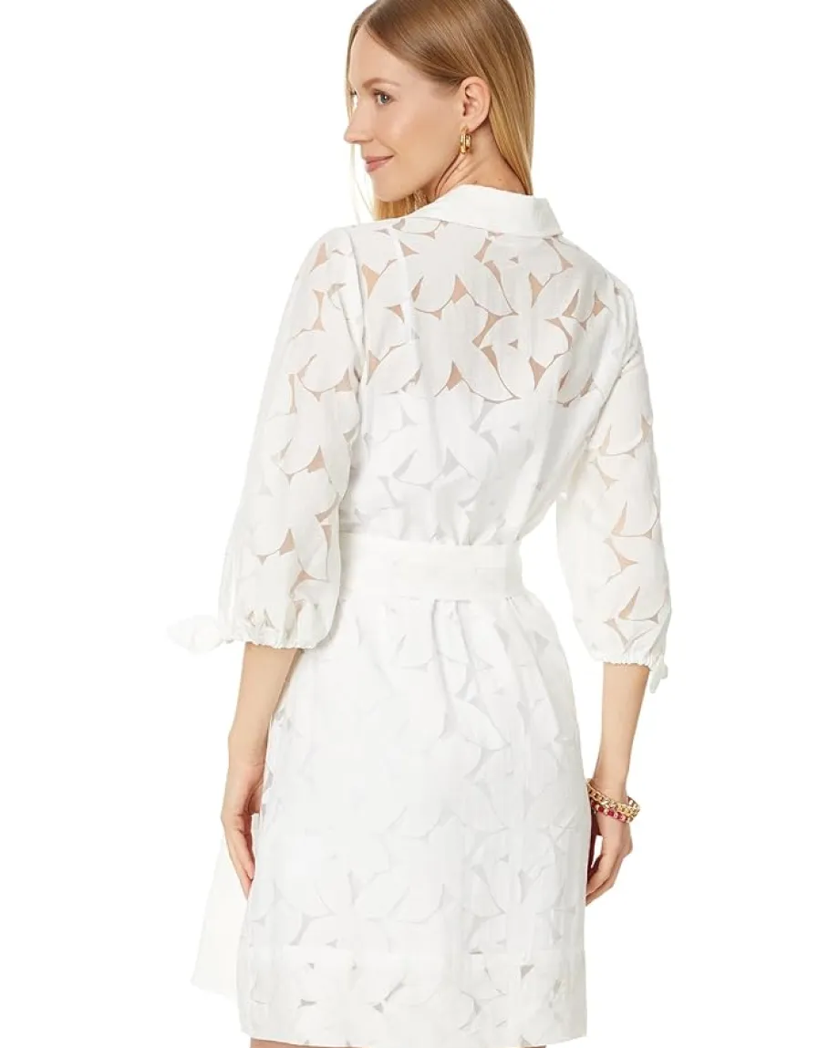 Women Lilly Pulitzer Amrita 3/4 Sleeve Shirtdress