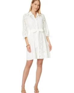 Women Lilly Pulitzer Amrita 3/4 Sleeve Shirtdress