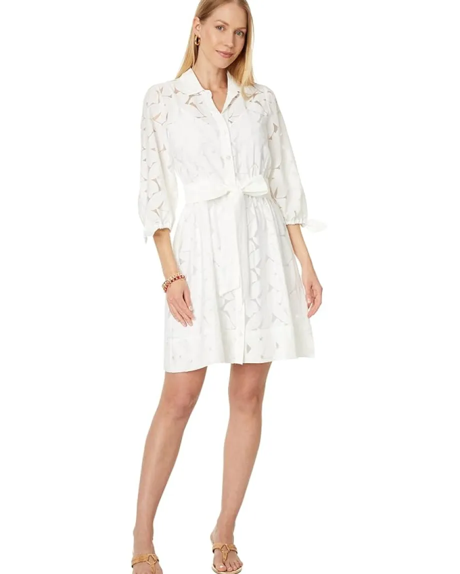 Women Lilly Pulitzer Amrita 3/4 Sleeve Shirtdress