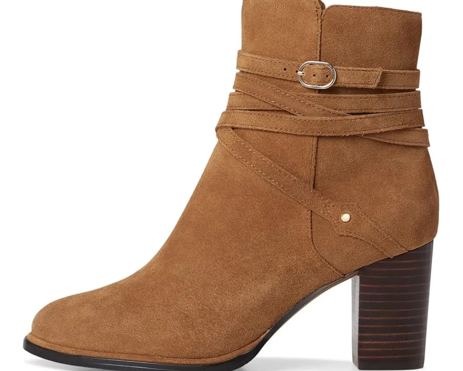 Johnston & Murphy Amy Belted Bootie Whiskey