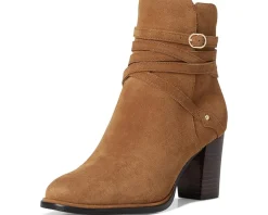 Johnston & Murphy Amy Belted Bootie Whiskey