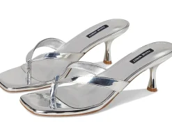 Nine West Andela Silver Mirror Metallic Outlet