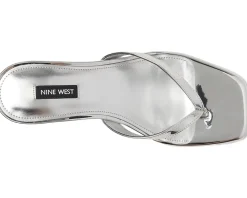 Nine West Andela Silver Mirror Metallic Outlet