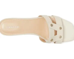 Calvin Klein Andrae Ivory Leather Hot