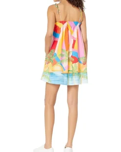 Show Me Your Mumu Angel Mini Dress Rainbow Key Clearance