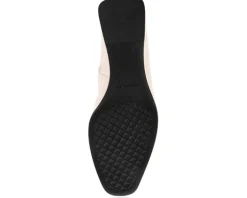 Aerosoles Angela Eggnog Stretch Faux Leather New