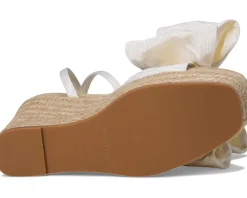 Loeffler Randall Angelina Bow Wedge Cream/Natural Online