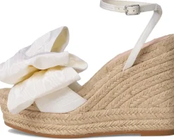 Loeffler Randall Angelina Bow Wedge Cream/Natural Online