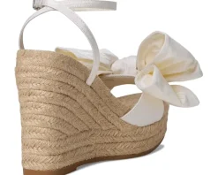 Loeffler Randall Angelina Bow Wedge Cream/Natural Online