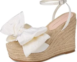 Loeffler Randall Angelina Bow Wedge Cream/Natural Online