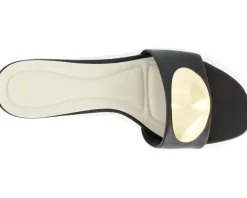 Franco Sarto A-nika Slide Sandals Black Clearance