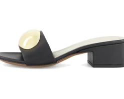 Franco Sarto A-nika Slide Sandals Black Clearance