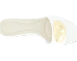 Franco Sarto A-nika Slide Sandals Bright White Clearance