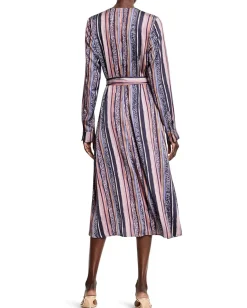 NIC+ZOE Animal Stripe Loren Dress Indigo Multi Online