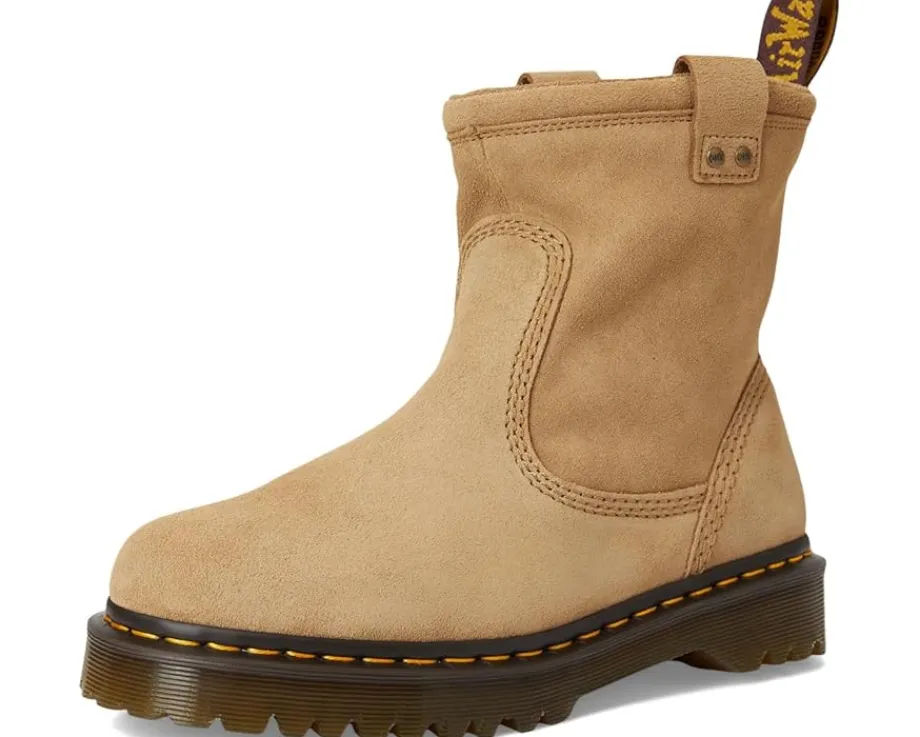 Dr. Martens Anistone Lo Leather Boots Sand Discount